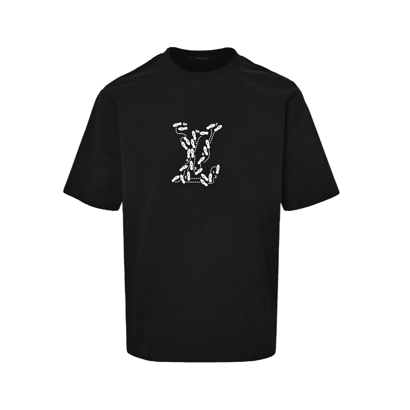 Louis Vuitton/Louis Vuitton employee limited foam printed short-sleeves